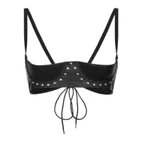 Leder-BH mit Halbschale Leder-BH mit Halbschale