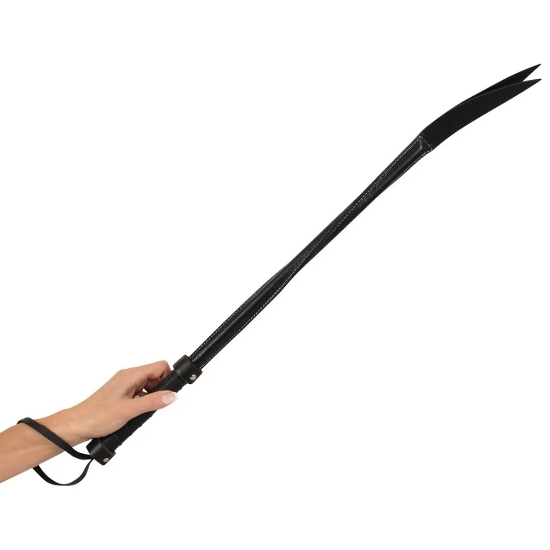 Gerte „Twisted Crop“ aus Leder, 68 cm – Bild 5