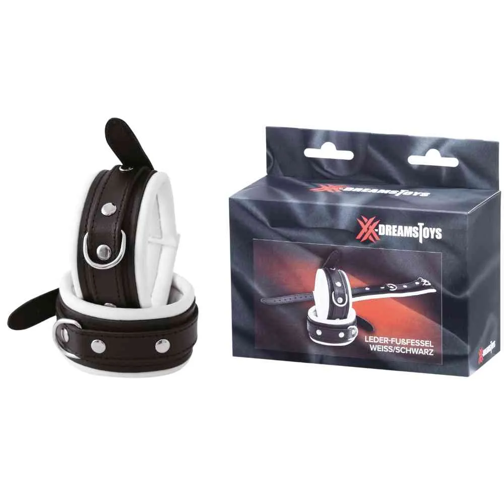 Leder-Fußfessel mit Fesselring – Bild 4