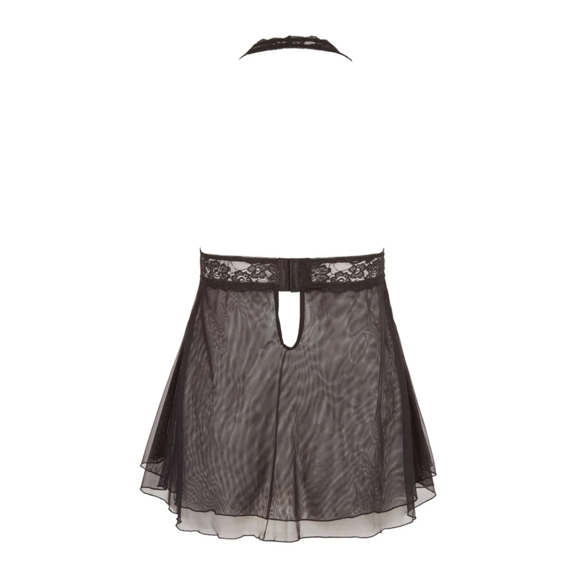 Babydoll mit Neckholder und geschlitzten Cups – Bild 3