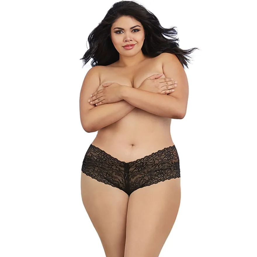 Spitzenpanty mit Schleifendetails Spitzenpanty mit Schleifendetails