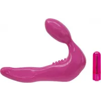 Infinity Vibrierender halterloser Strap-on - Rosa Infinity Vibrierender halterloser Strap-on - Rosa