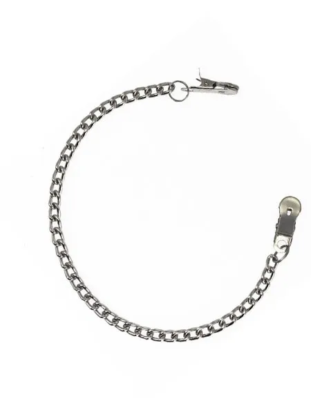 Metall-Nippelklemmen klein mit Kette Metall-Nippelklemmen klein mit Kette