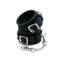 Silikon-Fesseln (verschließbar), schwarz Silikon-Fesseln (verschließbar), schwarz