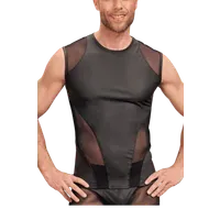 Shirt Wetlook mit Netz-Einsätzen Shirt Wetlook mit Netz-Einsätzen