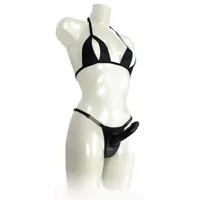 Strapon im Wetlook plus BH Strapon im Wetlook plus BH