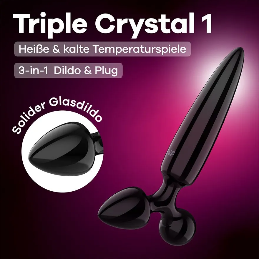Satisfyer Triple Crystal 1, 21 cm Satisfyer Triple Crystal 1, 21 cm