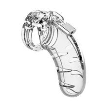 ManCage 03: Keuschheitskäfig 4,5", transparent