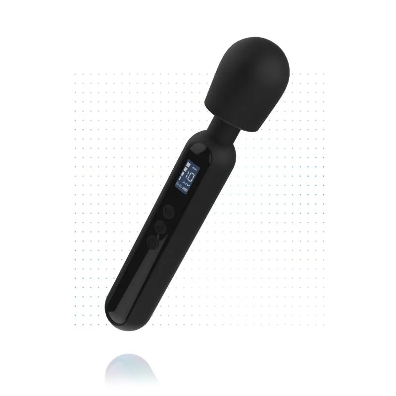 BLAQ - Digitaler Wand Vibrator - Schwarz BLAQ - Digitaler Wand Vibrator - Schwarz
