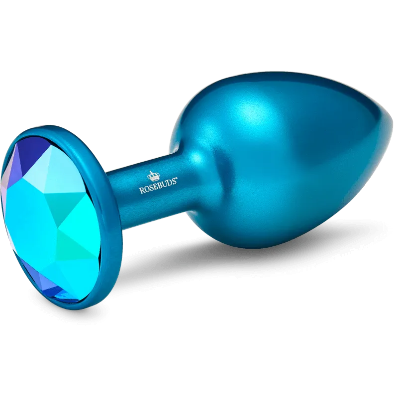Rosebuds™ - Medium Alu Blue Crystal Rosebuds™ - Medium Alu Blue Crystal