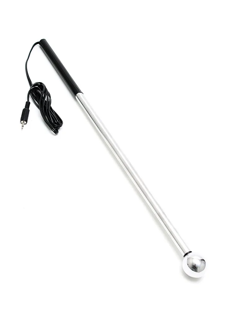 Elektro Sex Long Intruder: Aluminium-Stab mit Kugelspitze Elektro Sex Long Intruder: Aluminium-Stab mit Kugelspitze