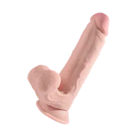 9 Inch Triple Density Cock With Swinging Balls, 25,5 cm 9 Inch Triple Density Cock With Swinging Balls, 25,5 cm