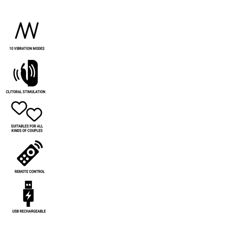 Paarvibrator "Kama" mit Fernbedienung – Bild 3