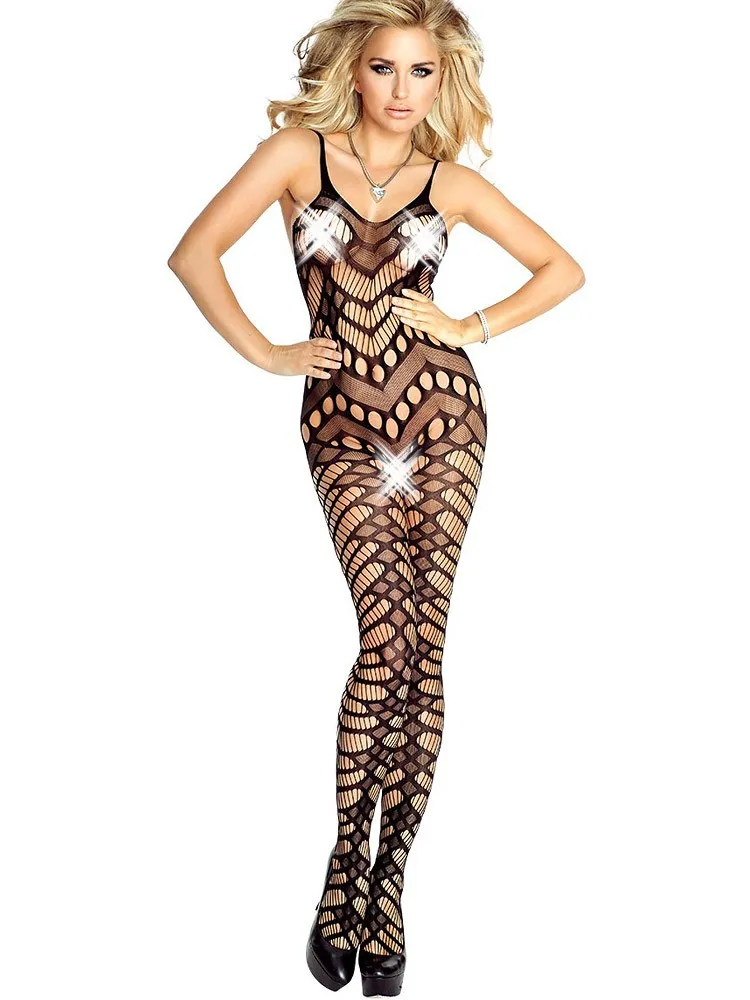 Provocative: Ouvertcatsuit, schwarz (S/M) Provocative: Ouvertcatsuit, schwarz (S/M)