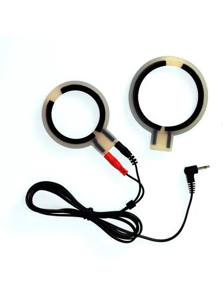 Elektro-Sex: Penisringe-Set (rund), bipolar Elektro-Sex: Penisringe-Set (rund), bipolar