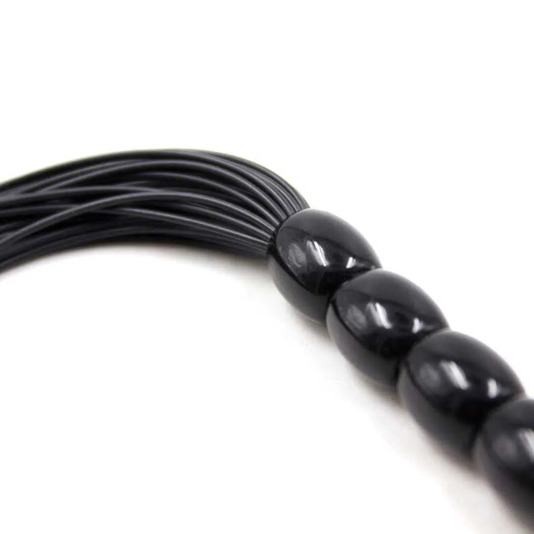 Peitsche mit geripptem Griff aus Silikon – Bild 4