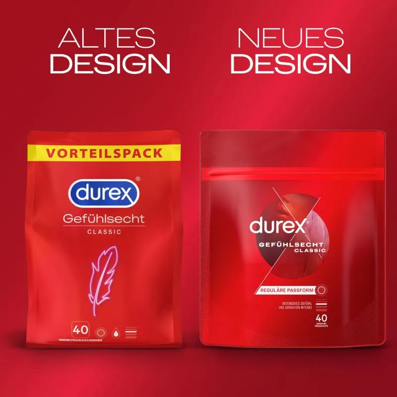 Durex Gefühlsecht Kondome - 40 Kondome – Bild 3