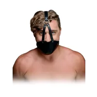Strict Mouth Harness with Ball Gag: Maulkorb mit Knebel, schwarz Strict Mouth Harness with Ball Gag: Maulkorb mit Knebel, schwarz