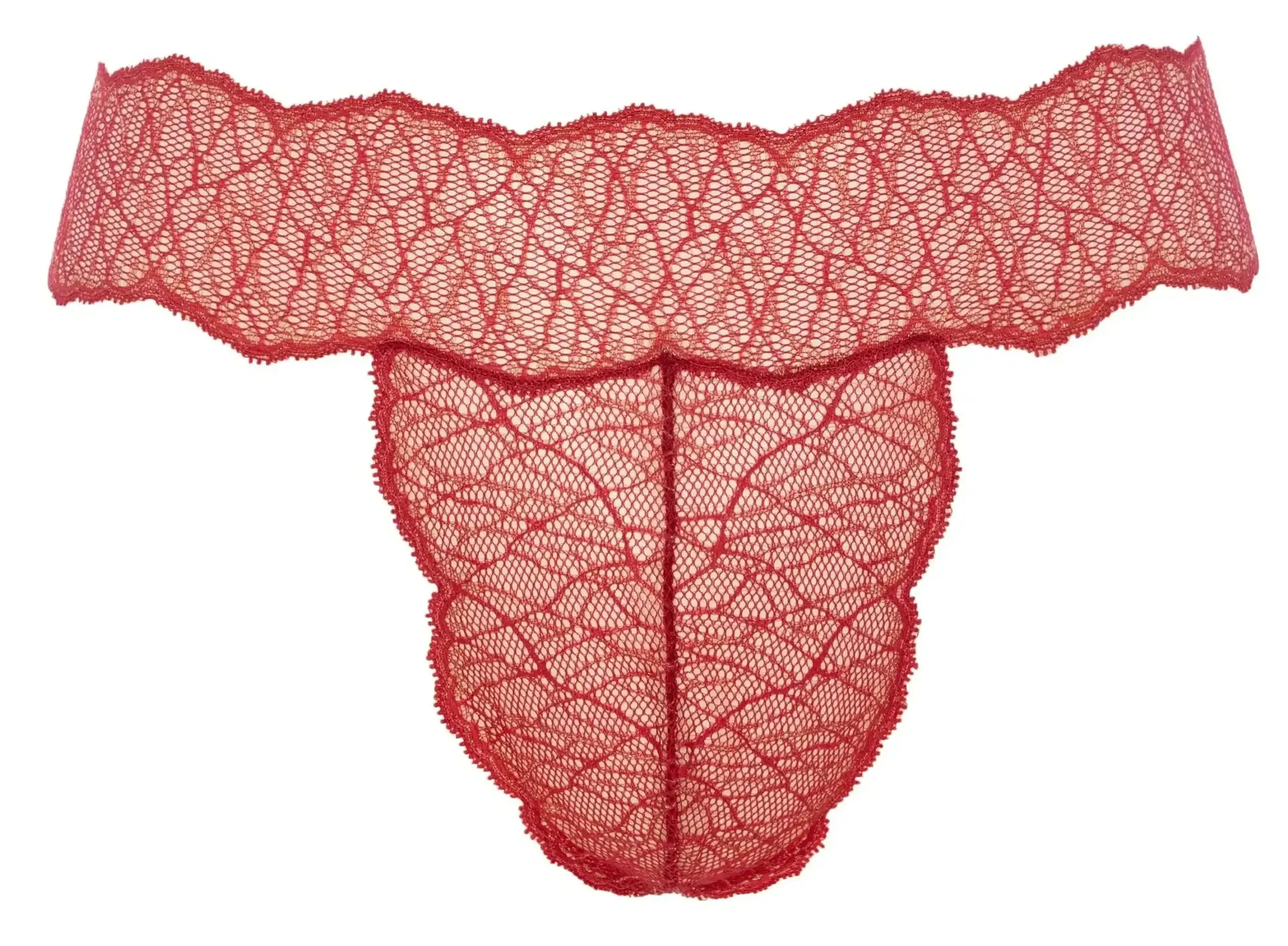 Bracli - Sydney Perlenstring Rot - Luxus-Dessous für Männer mit Perlen Größe Plus Bracli - Sydney Perlenstring Rot - Luxus-Dessous für Männer mit Perlen Größe Plus