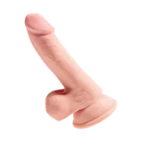 King Cock Plus - 6.5" Triple Density Cock With Balls, 18,5 cm King Cock Plus - 6.5" Triple Density Cock With Balls, 18,5 cm