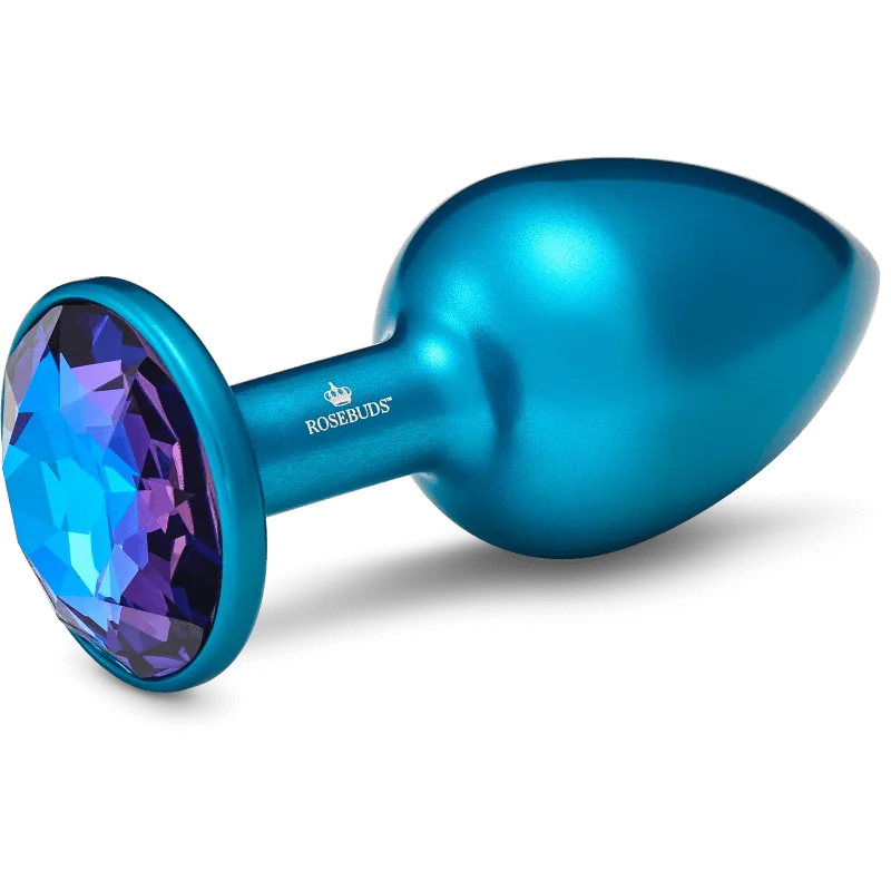 Rosebuds™ - Medium Alu Blue Crystal – Bild 2