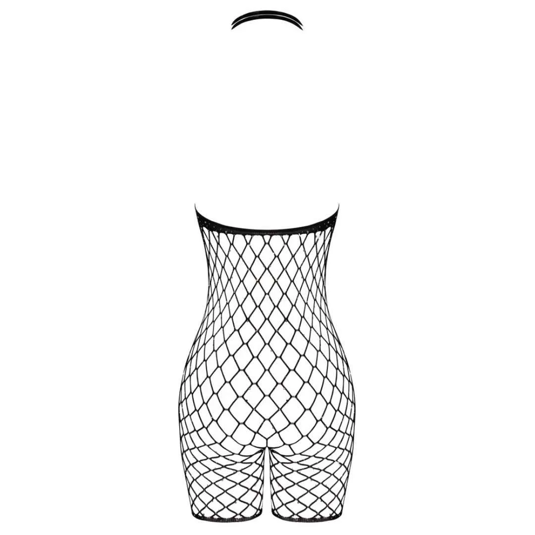 Netz Body Ouvert mit Strasssteinen – Bild 5