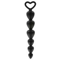Bottom Beads: Analkette, schwarz Bottom Beads: Analkette, schwarz