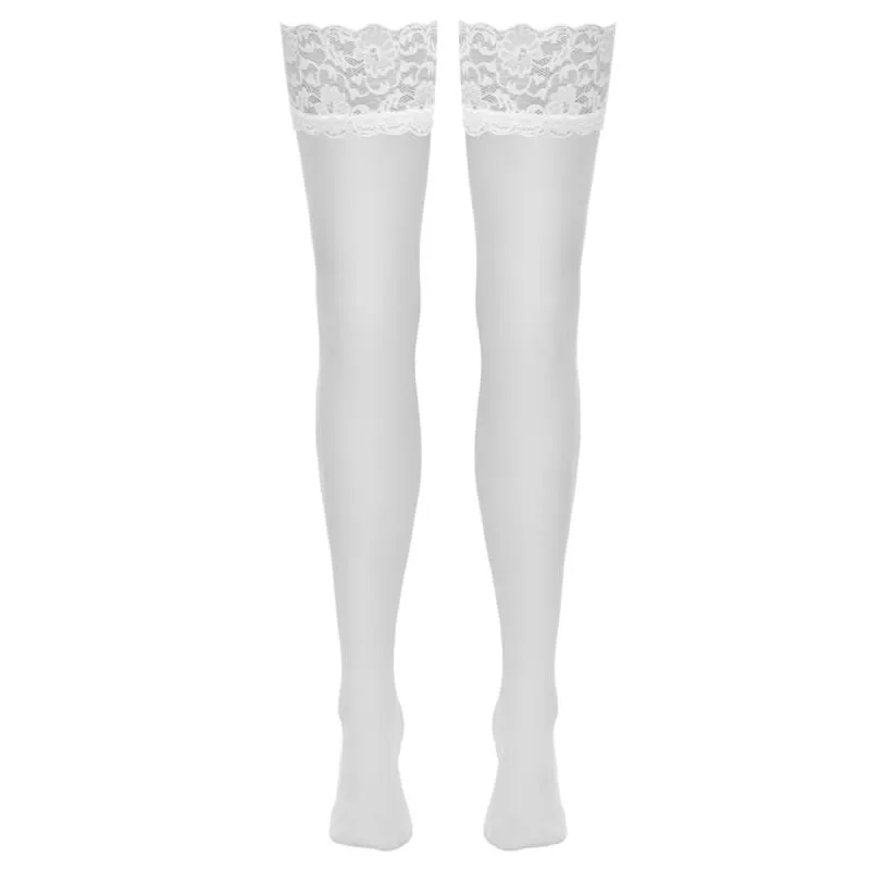 Cottelli Collection – Strümpfe – Weiß – Bild 4