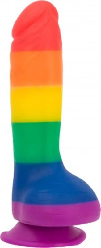 Addiction - Justin Rainbow Silikondildo - 19 cm – Bild 3