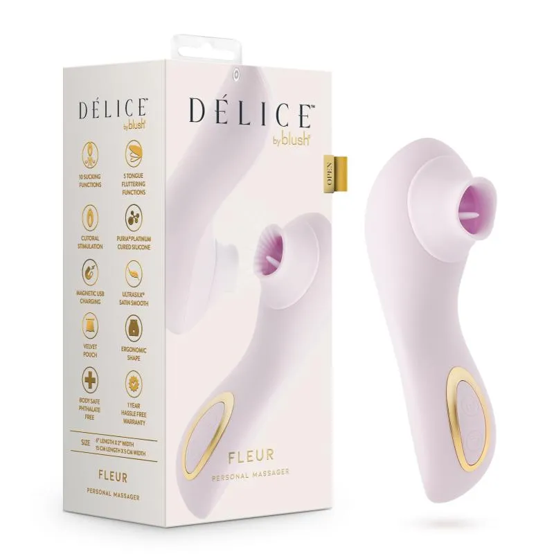Blush - Delice Fleur Luftimpuls-Vibrator - Barely Purple – Bild 5