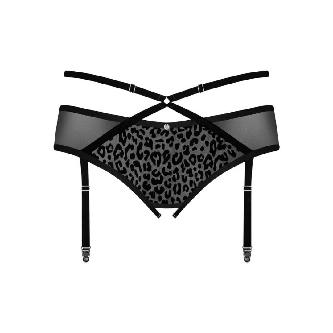 Strumpfgürtel Ouvert "Jagueria" mit Strumpfhaltern – Bild 4