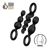 Satisfyer Booty Call aus Silikon, 13,5 - 14 cm, 3 Teile Satisfyer Booty Call aus Silikon, 13,5 - 14 cm, 3 Teile