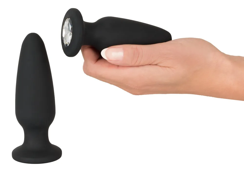 2er-Set Analplugs mit Glitzerstein – Bild 4