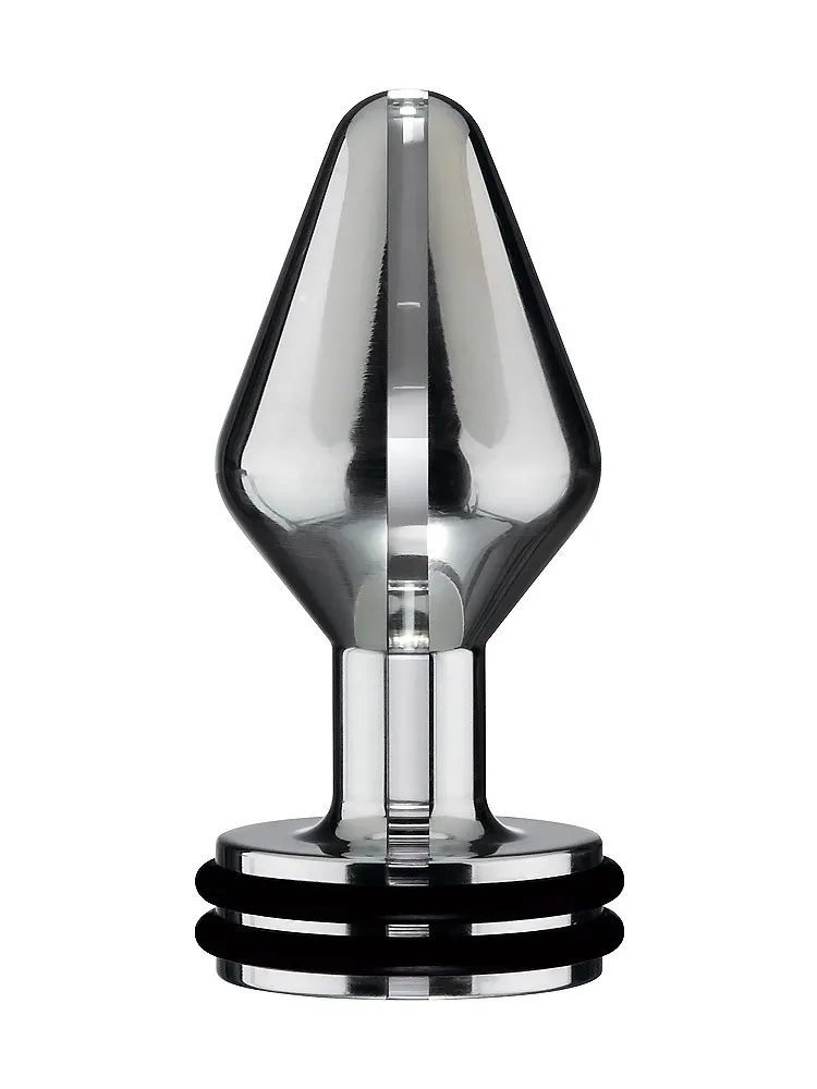 ElectraStim Mini: Elektro-Analplug, silber/schwarz ElectraStim Mini: Elektro-Analplug, silber/schwarz