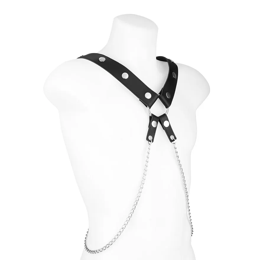 Bodyharness mit Metallketten Bodyharness mit Metallketten