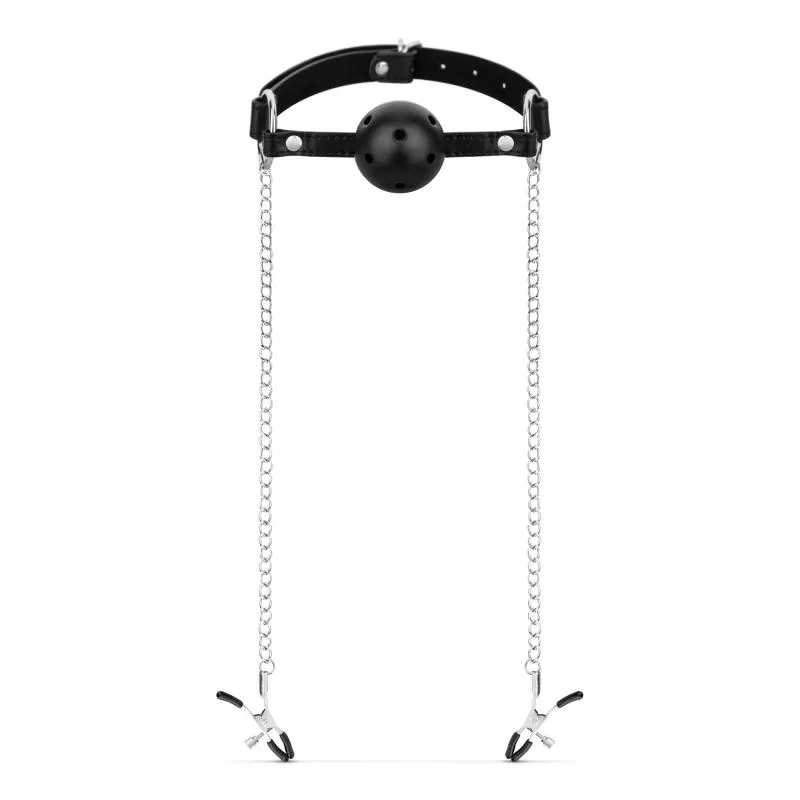 Bedroom Fantasies - Halsband mit Leine - Silber – Bild 2