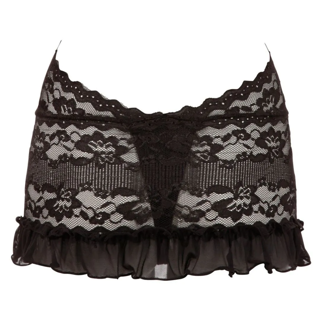 Kleid mit Neckholder plus String ouvert – Bild 4