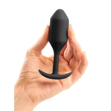B-Vibe Snug Plug 2: Analplug, schwarz B-Vibe Snug Plug 2: Analplug, schwarz