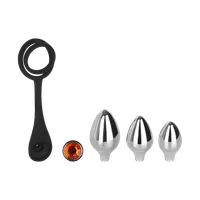 Analplug-Set, 4 Teile, 15 cm Analplug-Set, 4 Teile, 15 cm