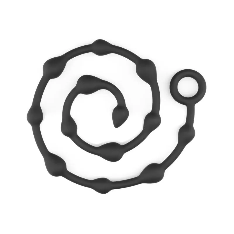 Lange Analkette 105 cm - Schwarz – Bild 3