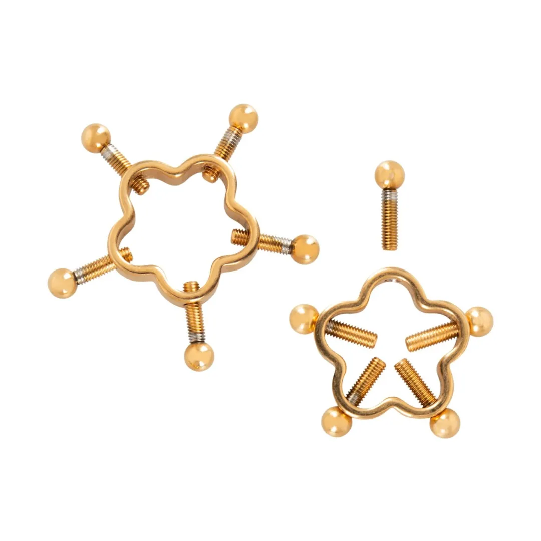 Nippelklemmen „Nipple Jewellery Golden Flower“ – Bild 4