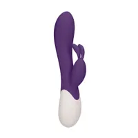 Heat Flame: G-Punkt-/Bunny-Vibrator mit Wärmefunktion, lila Heat Flame: G-Punkt-/Bunny-Vibrator mit Wärmefunktion, lila