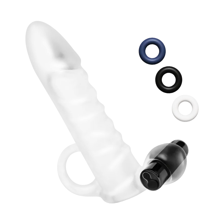Vibrating 2" Penis Extender, 16 cm Vibrating 2" Penis Extender, 16 cm