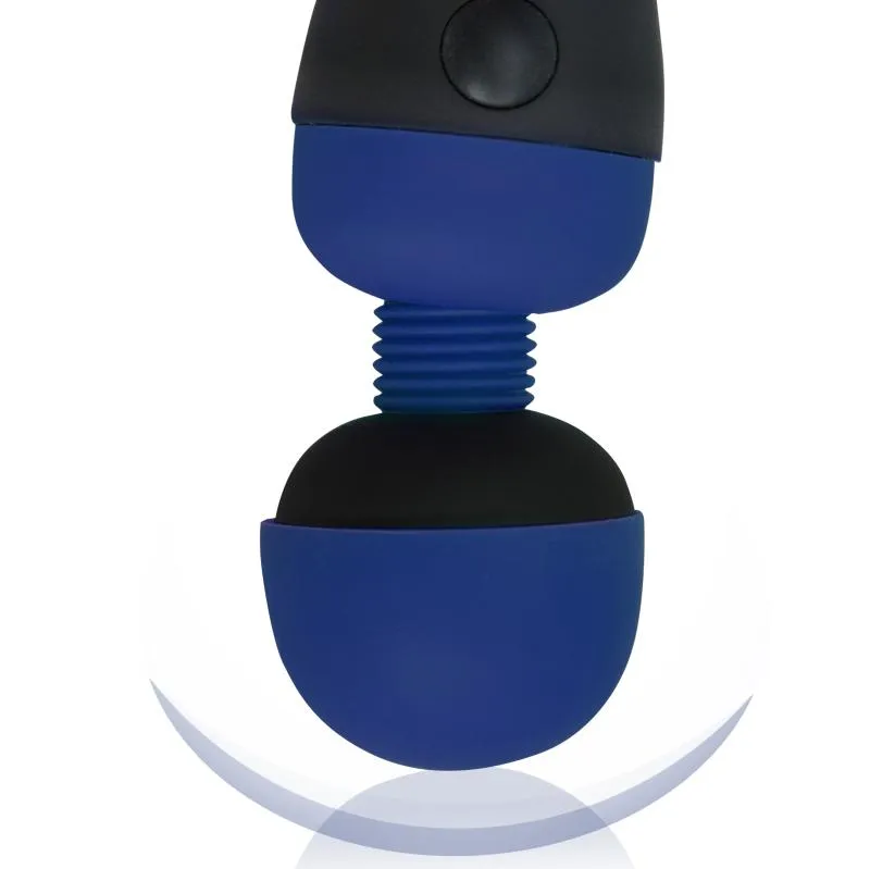 Palm Power – Personal Massager Wand Vibrator - Blau – Bild 4