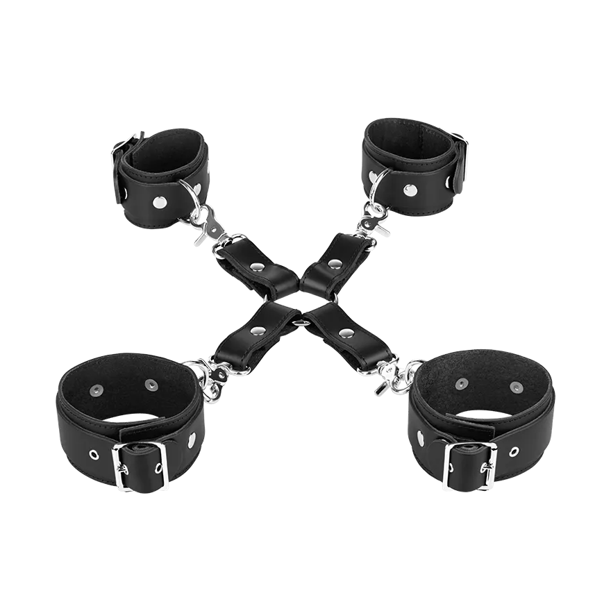 Hogtie-Set mit Hand- und Fußfesseln Hogtie-Set mit Hand- und Fußfesseln