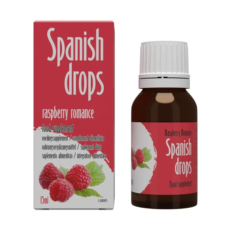 Spanish Drops Raspberry Romance - 15ml Spanish Drops Raspberry Romance - 15ml