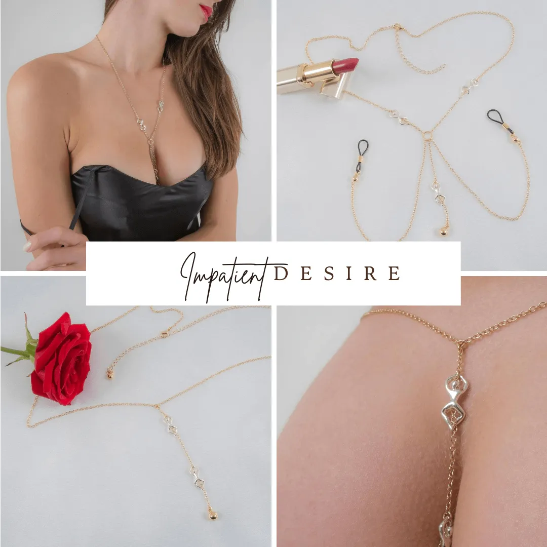 Sylvie Monthulé - Satz 1 Ungeduldiges Verlangen | Gold Größe XL – Bild 2