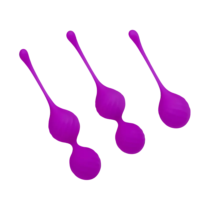 Liebeskugeln aus Silikon, 3-tlg. Liebeskugeln aus Silikon, 3-tlg.
