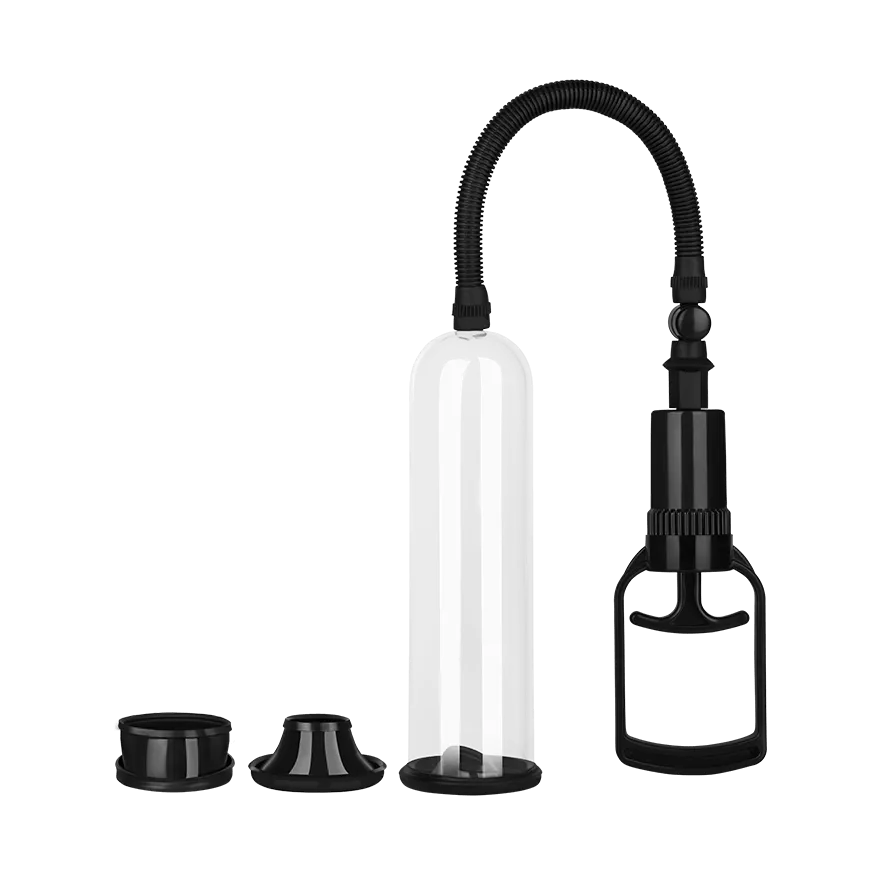 Penispumpe mit 3 Manschetten, 18 cm Penispumpe mit 3 Manschetten, 18 cm