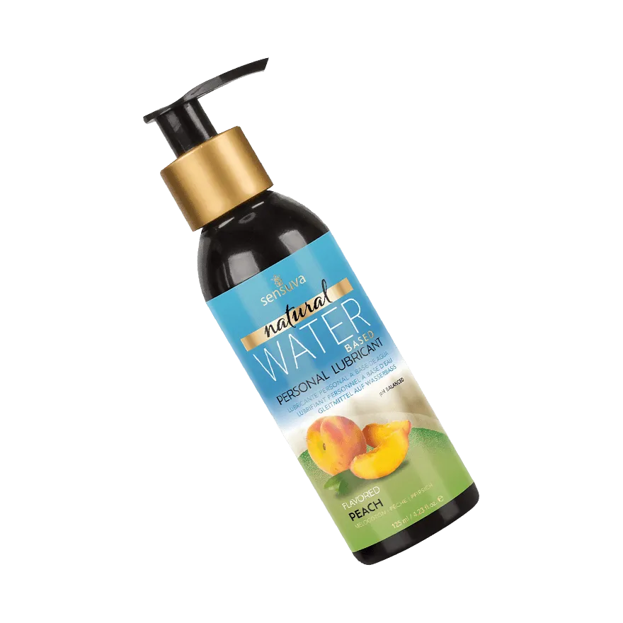Lubes - Natural Water-Based Lubricant Peach, 125 ml Lubes - Natural Water-Based Lubricant Peach, 125 ml